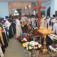 Погребение схиигумина Агафангела
