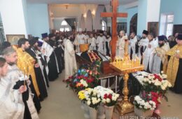 Погребение схиигумина Агафангела